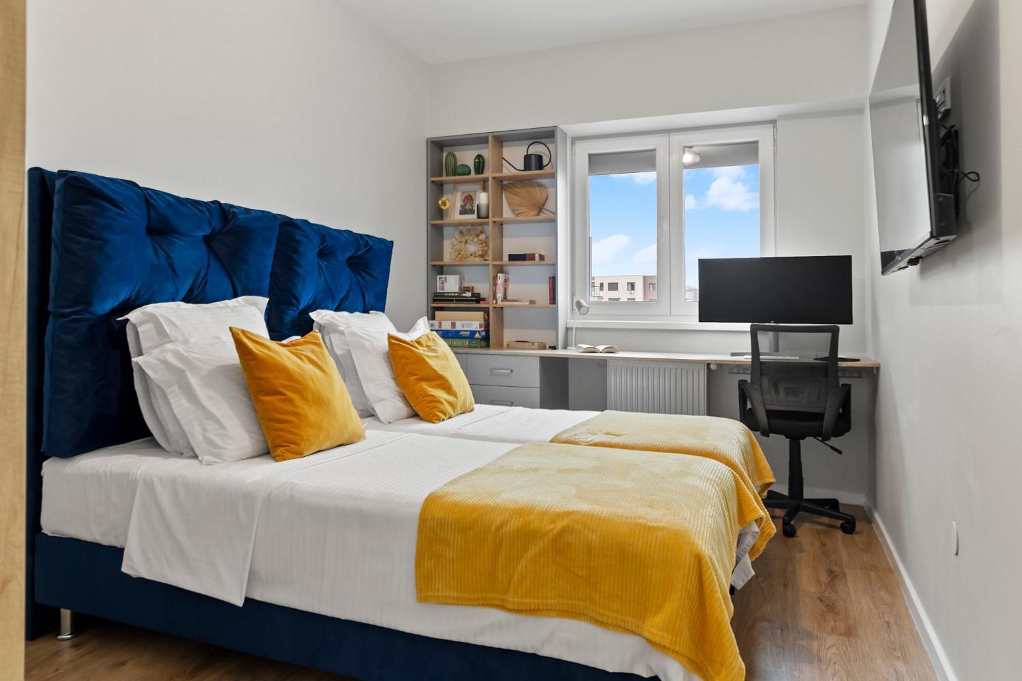 Mido Park Apartment With Private Parking & Self Check-In Bukarest Exterior foto